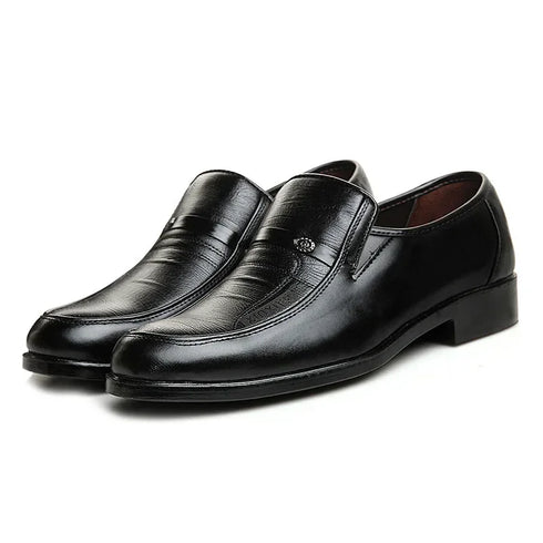 Elegant Slip-On Loafers for Men - Versatile Round Toe Casual and Business Shoes, Handmade Mocasines for All-Day Comfort
